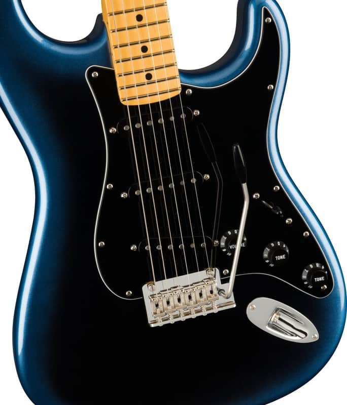 Fender American Professional II Stratocaster, Maple Fingerboard, Dark Night- HARD CASE INCLUDED image 1