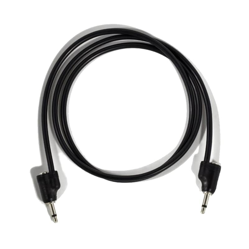 Tiptop Audio Stackcable 3.5mm Eurorack Patch Cable, Black - 90 cm image 1