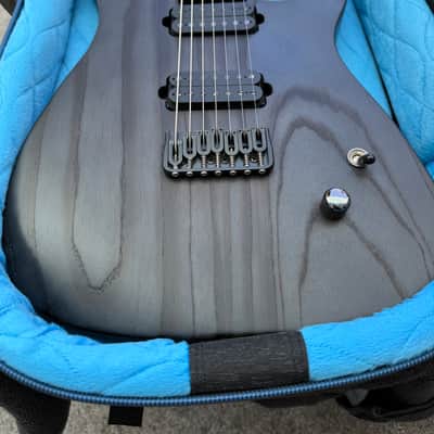 Caparison Dellinger 7 FX-AM 2019 - Dark Matte Black image 3