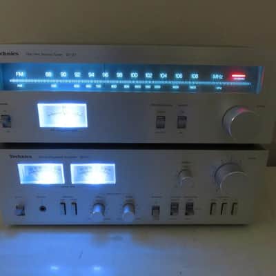 TECHNICS 2PC SU-Z1 INTEGRATED AMP + ST-Z1 TUNER RECAPPED PRO SERVICED + LED's image 4