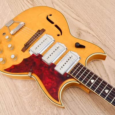 1960s Kay Pro P-3 Thinline Doublecut Vintage Guitar Barney Kessel Kleenex Box w/ Case, Swingmaster image 9