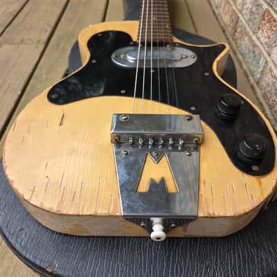 Vintage Circa 1956 Magnatone Mark III (Paul Bigsby) Electric Guitar w/ Hardshell Case! image 5