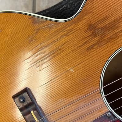 1965 Vintage Kay K-23 Jumbo Flat Top Acoustic Guitar Natural image 6