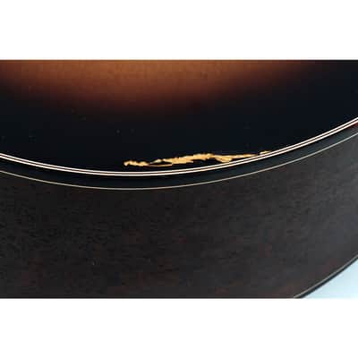 Mitchell T413CE-BST Terra Series Auditorium Solid Torrefied Spruce Top Acoustic-Electric Guitar Regular Edge Burst image 4