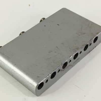 Rare Fender Japan LEFTY Strat Trem Block 1987 Aged Chrome Steel Parts Repair No Threads image 5