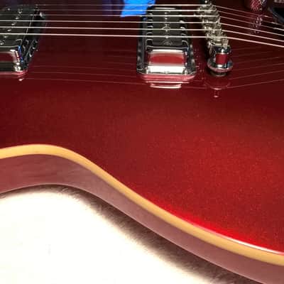 Guild DeArmond M-68 -- 2001; Red Sparkle Finish; Brand New Vintage-Style PUs & Chrome Dome Knobs image 19
