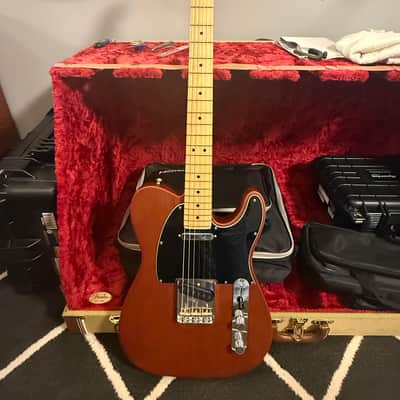 Fender Limited edition American performer timber telecaster  2023  - Timber sasafrass mocha image 1