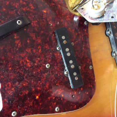 Fender Jazz Bass 1969 - 1970, sunburst, original image 11