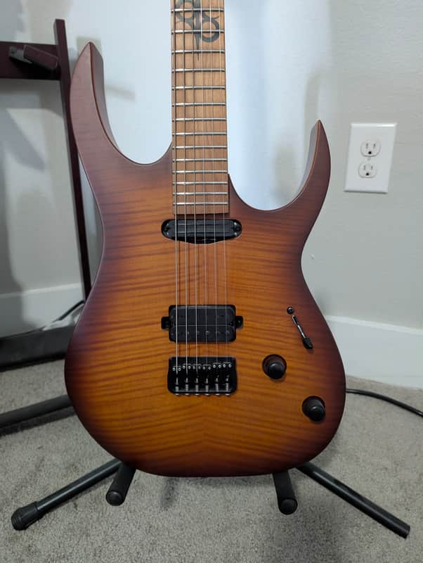 Solar Guitars SB1.6 (SB1.6HFSB) with Hardshell Case and Extras image 1