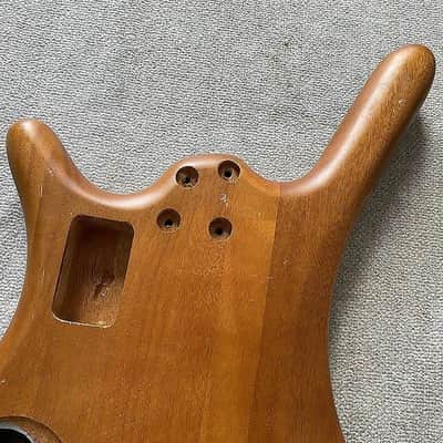 Solid Mahogany Wood 5/6 String Electric Bass Body DIY Project image 2
