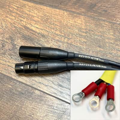 REVIVE AUDIO: BARRIER STRIP TO XLR, MOGAMI Cable "PIGTAILS" (MALE+FEMALE) image 1