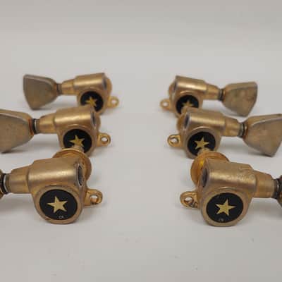Vintage Gotoh Ibanez Japan 1970's Tuners 3x3 Gold Star Keystone PF200 or Similar image 1