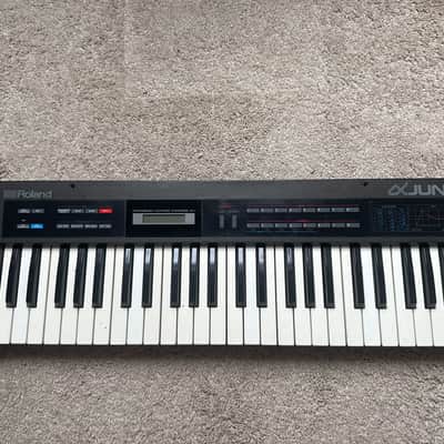 Roland Alpha Juno-1 49-Key Programmable Polyphonic Synthesizer 1985 - 1988 - Black