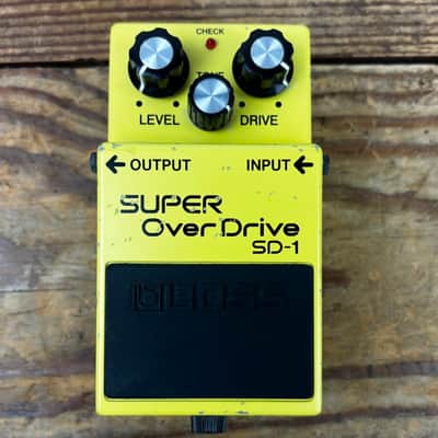 Boss SD-1 Super OverDrive Effects Pedal - Silver Label / MIT image 1