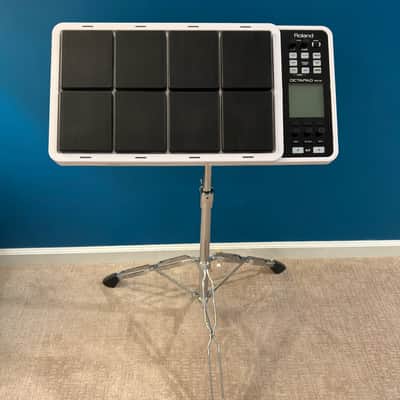 Roland SPD-30-WH Octapad MkII 8 with PDS-20 Stand