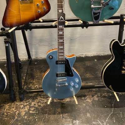 Firefly FFLPS Les Paul Style Electric Guitar - Pelham Blue Sparkle image 3