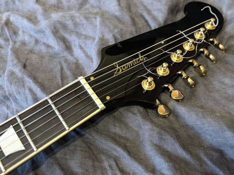 Rare 1988 Black Samick Firebird Japanese Domestic Model | Reverb