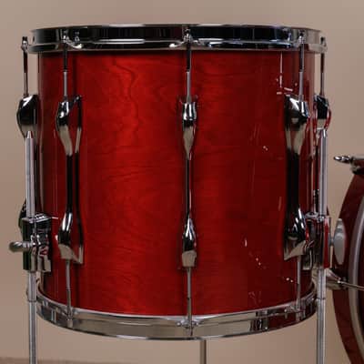 Yamaha Recording Custom Autumn Red Lacquer Drum Set 16x20 8x12 and 13x14 image 4