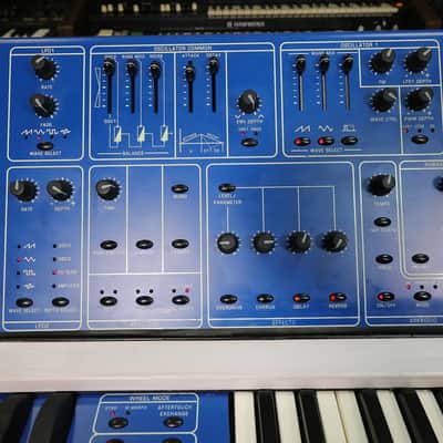 Oberheim OB-12 with custom tilting wood case image 6