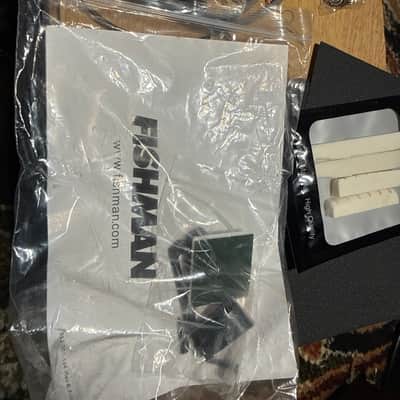 Fishman pickup Kushan Presys Never used open box - Black Plastic image 5