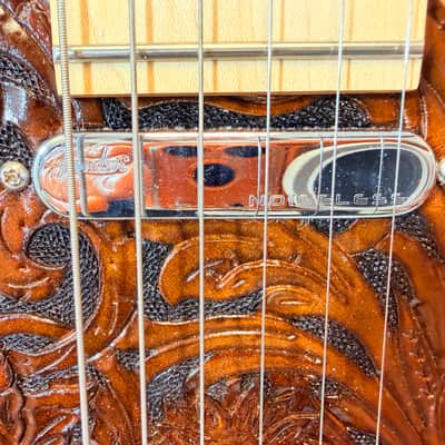 Unknown Custom Telecaster Partscaster Electric Guitar Warmoth Neck Rio Grande Tallboy Fender Noiseless w/ Hard Case image 6