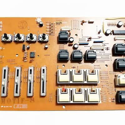 YAMAHA Motif 6, 7, 8 Original Left Side Top Panel Switch/Slider Board XZ153 Assembly. Works Great !