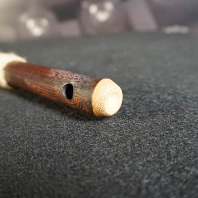 Egyptian Flute with Carved hieroglyphics - 21.5" - Bamboo image 8
