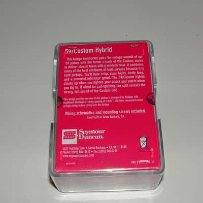 Seymour Duncan SH-16 '59 Custom Hybrid Humbucker Bridge Pickup (Zebra) - SH-16 Zebra image 4