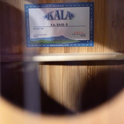Kala Bamboo Baritone Ukulele - Natural image 4
