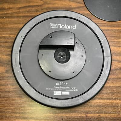 Roland V-Drums CY-14R-T Thin 3 Zone Ride V-Cymbal Trigger Pad W/Mount - I9S3240 image 5