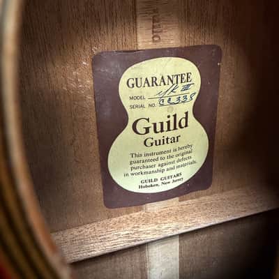 Vintage Guild Mark III Classical Acoustic Guitar 1966 Hoboken New Jersey image 12