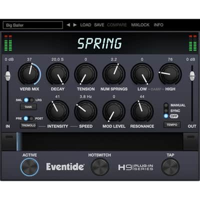 Eventide Spring H9 Series Mechanical Spring Reverb Plugin (Download) image 3