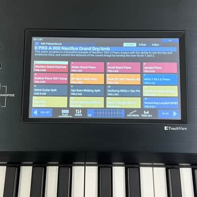 Korg Nautilus 88 Music Workstation Keyboard Serial No: 1125 | Second Hand image 5