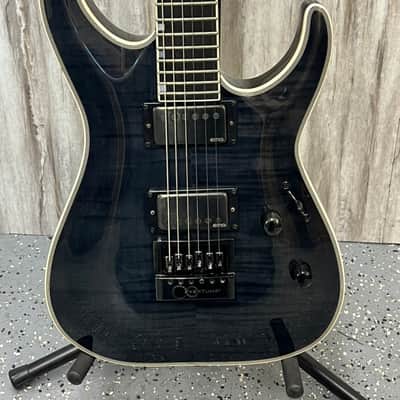 ESP LTD MH-1000 Evertune with Ebony Fretboard 2017 - Present - See Thru Black image 3