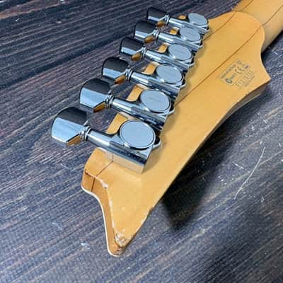 2012 Ibanez Prestige RG2560-MZEX Neck Abyss Blue Burst Maple Fingerboard Made in Japan image 18