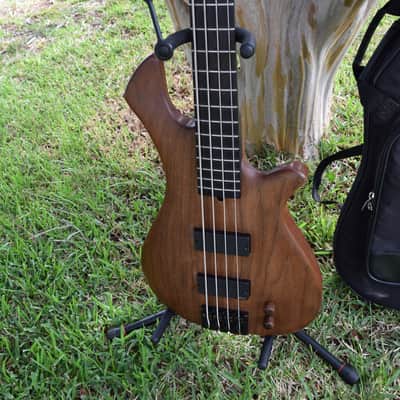 Warmoth Jazz Bass, Custom built solid walnut body! Wenge neck and ebony board, EMG's , Sweet! image 3