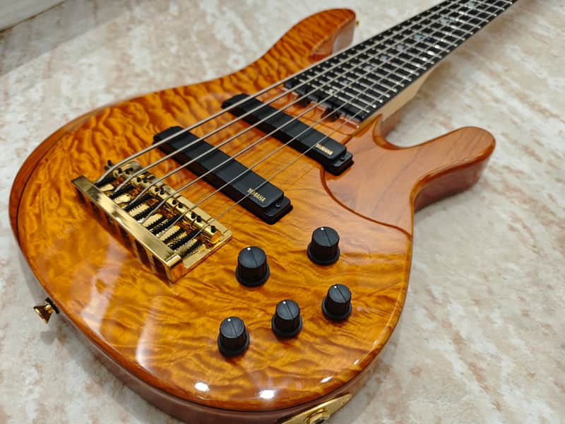 Yamaha TRB-JP2 John Patitucci Signature 6-String Bass 2010s - Transparent Amber image 1