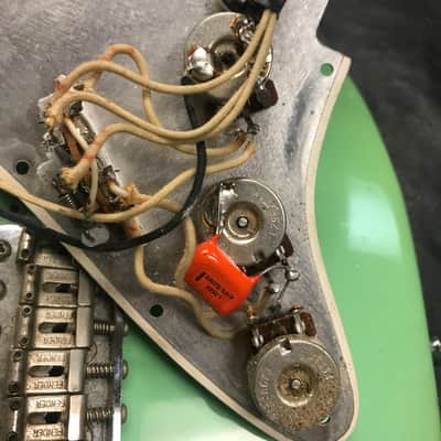 1986 Fender American Vintage '62 Stratocaster Surf Green AVRI image 25