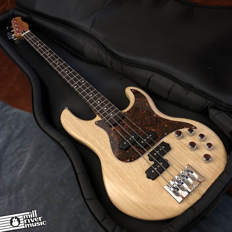 Alien Audio Constellation 434 DP 4-String 21-Fret Bass Guitar Natural 2017 w/ Gig Bag USA image 1