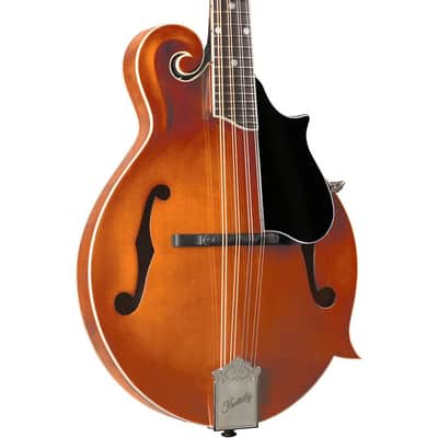 Kentucky KM-752 Deluxe F-Style Mandolin Regular Transparent Amber image 3