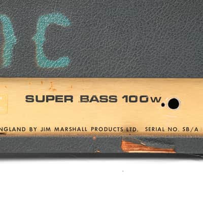 1969 - Super Bass 100 - Studio / Live Rentals by System of the Down, Red Hot Chili Peppers, and Dave Grohl image 8
