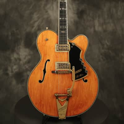 1973 Gretsch 7690 Super Chet Autumn Red Stain faded Orange image 2