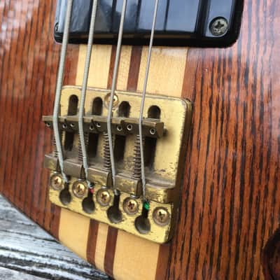 Mint 1981 Aria Pro II SB-900 Matsumoku 4 String Bass in Walnut Perfect image 4