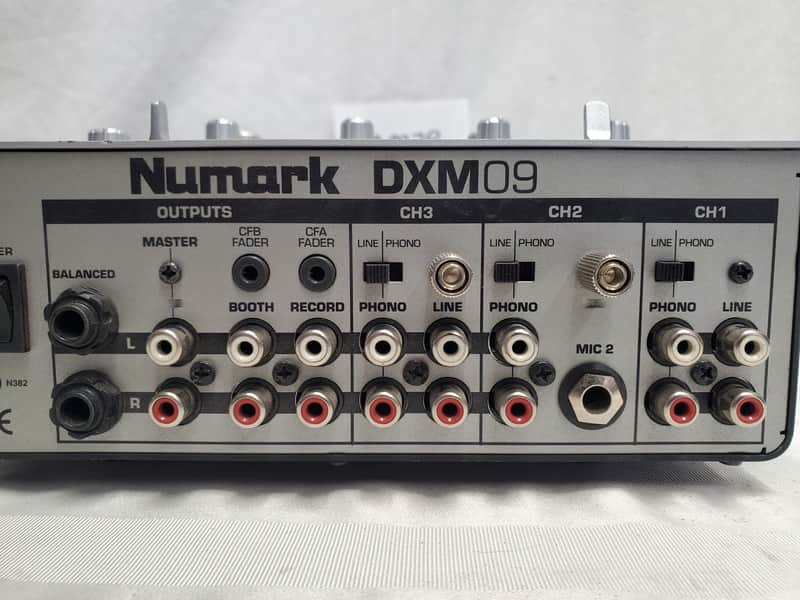 NUMARK DXM-09 3 CHANNEL DJ MIXER #2978 GOOD WORKING CONDITION | Reverb