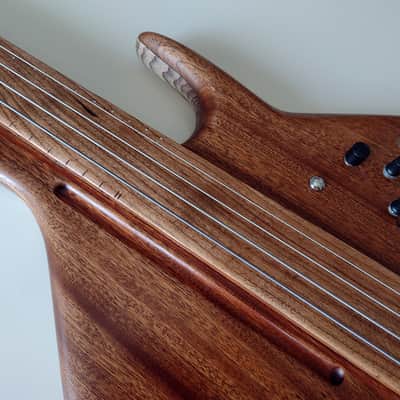 GVGD 34" FRETLESS BASS 4 STRINGS 07-21 MAHOGANY ASH NATURAL image 9