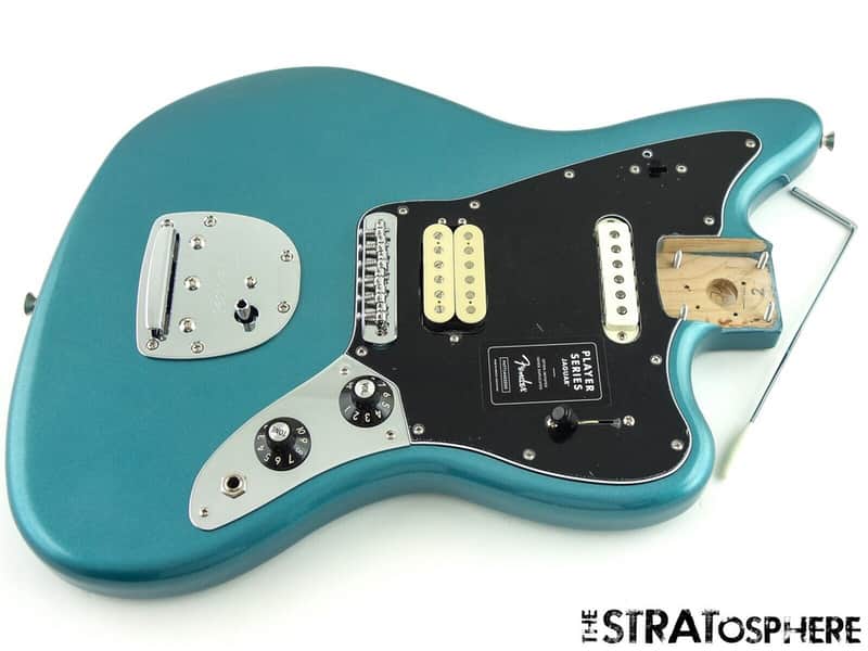 2022 Fender Player Jaguar LOADED BODY Alnico 2 + 3 HS, Guitar Parts Tidepool image 1