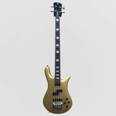 Spector Euro Classic 4 String Electric Bass Guitar - Metallic Gold Gloss image 8