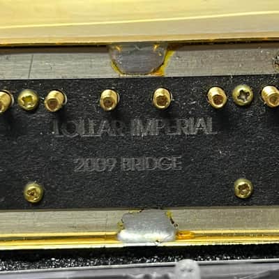 Lollar Imperial Bridge Humbucker pickup 2009 - Aged Gold 8.3k image 5