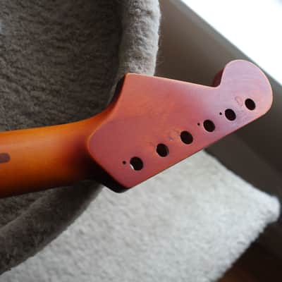 Warmoth 1-Piece Maple Neck with Amber Finish and Locking Hipshot Tuners! image 20