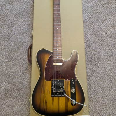 Warmoth/Fender Telecaster Black Korina image 1